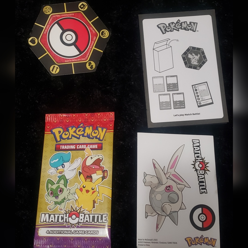 2/$20 Pokemon Match Battle Trading Card Game 2023 McDonald's Happy Meal Toy #5